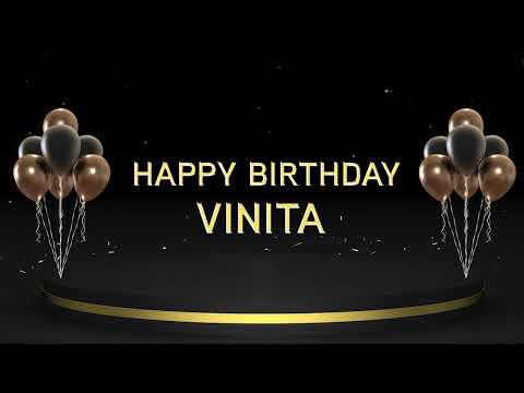 Wish you a very Happy Birthday Vinita