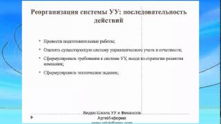 Постановка управленческого учета. Часть 3