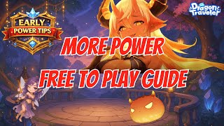Stuck in Dragon Traveler? Get MORE POWER Fast (F2P friendly guide)