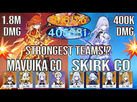 🔥 41 Enemies CRUSHED by Aggressive Mavuika! | C0 Skirk | Spiral Abyss Floor 12 | Genshin Impact