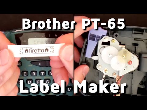 How does a label maker work? -  Features & Teardown of the Brother P-Touch PT-65