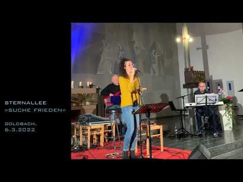 Sternallee »Suche Frieden«, Goldbach 6.3.2022