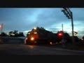 CSX Trains At Night Signals And Crossings