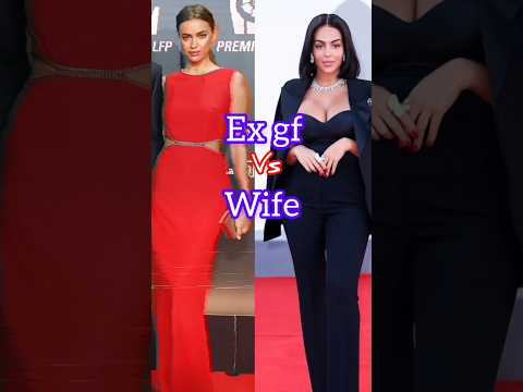 ronaldo's wife vs ex gf😙 | georgina rodríguez vs irina shayk 👨‍❤‍💋‍👨| who is most beautiful? 😐#cr7