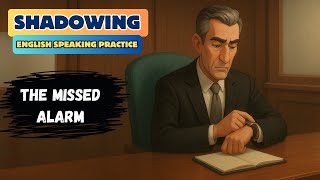 The Missed Alarm | Shadowing English Speaking Practice | Listen & Speak for Beginners