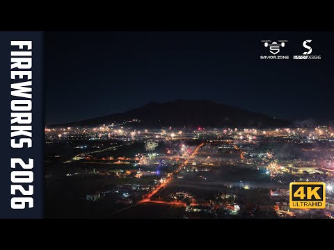 Naples Fireworks show 2026 | 4K | DJI MAVIC 4 PRO ! Happy New Year!