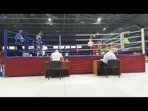 Полуфинал Кубка Украины по боксу 69 кг Нестеров-Кравченко 2016 KO