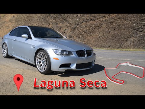 Laguna Seca Tracking my MINT E92 M3 Competition