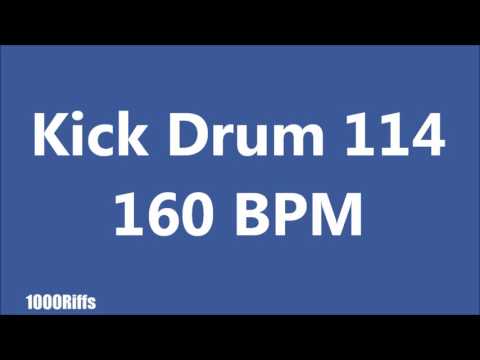 Kick Drum K114 : 160 BPM : Beats Per Minute