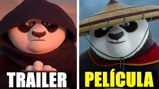 6 DIFERENCIAS en TRAILER y PELÍCULA de KUNG FU PANDA 4