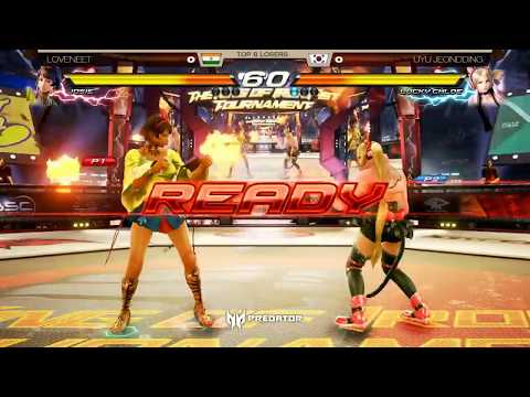 [TGU 2018] Loveneet (Josie) vs JeonDDing (Lucky Chloe) - TOP 6 (L) | Tekken 7