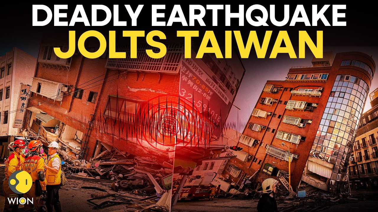 Taiwan Earthquake: Shocking Footage Captures Tremors as Baby Rescued in Taipei | WION ORIGINALS