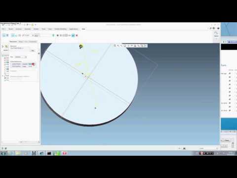 Creo CAD Pattern-Axis-Bohrung - HTLSTP