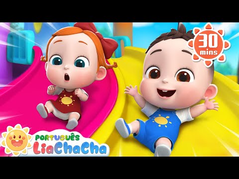 Canção de Brincar no Parquinho | Compilação | LiaChaCha em Português - Música Infantil