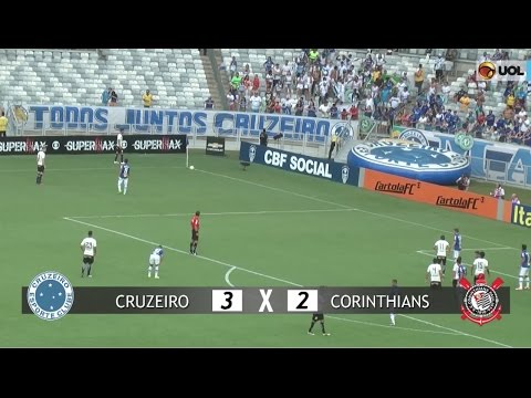 Gols: Cruzeiro 3 x 2 Corinthians