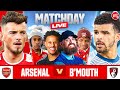 Arsenal 3-0 Bournemouth | Match Day Live | Premier League