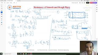 Lecture 110 #Resistance of #Smooth and #Rough Pipes, #Moody #Diagram in #Fluid #Mechanics