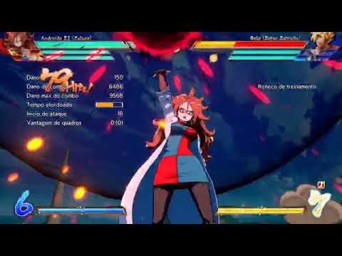 (DBFZ) A21 has jH-5L loops without spark... insane