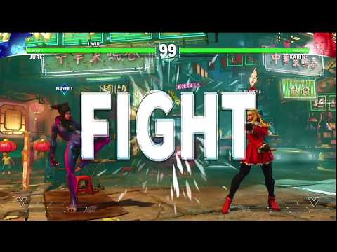 SFV E League (Infiltration) Juri vs Punk Karin