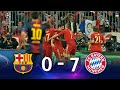 Barcelona Vs Bayern Munich 0 7 Semifinal 2012 2013 Uefa Champions League Historic Matchs HD