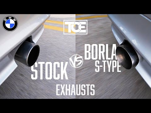 BMW N55 Stock vs Borla S-Type Crate Mufflers Exhaust Comparison | E90 335i xDrive