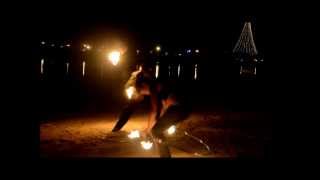 Nahko Bear and Medicine For The People- Nyepi Hoop Darling and Will Rogers Fire Dance
