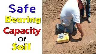 Safe Bearing Capacity of Soil | Bearing capacity of soil |