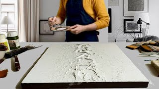 Mastering TEXTURED Art / Easy ACRYLIC Painting Tutorial / Simple ABSTRACT for Beginners