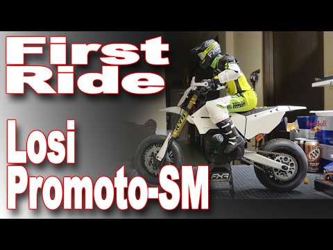 1st Ride Of Losi Promoto-SM 1/4-scale R/C Supermoto
