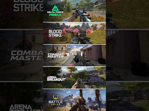 M4 Comparison | Delta Force Mobile vs BloodStrike vs Combat Master vs Arena Breakout vs Battle Prime