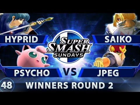 SSS 48 - Hyprid & Psychomidget vs. Saiko & JPeGImage - SSBM WR2 - Smash Melee