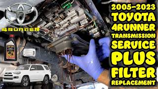 2005-2023 Toyota 4runner Transmission Service Plus Filter Replacement How-To