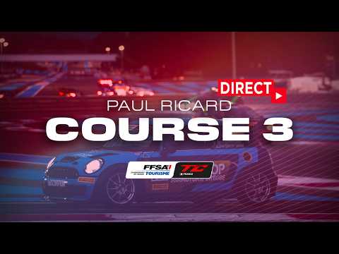 DIRECT – Course 3 – Paul Ricard – Championnat de France FFSA Tourisme
