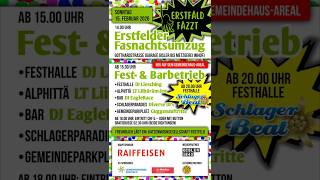 Carneval Parade in Erstfeld, URI. Switzerland