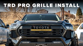 2024+ Tacoma TRD Pro Grille Install (4th Gen) | Step-by-Step + Wiring Grille Lights & Light Bar