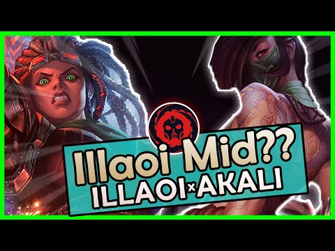 DOES ILLAOI MID WORK??? MID LANE ILLAOI vs AKALI