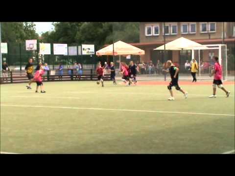 Baník Most NH vs  TJ Přeštice MČR v národní házené v Mostě 2012