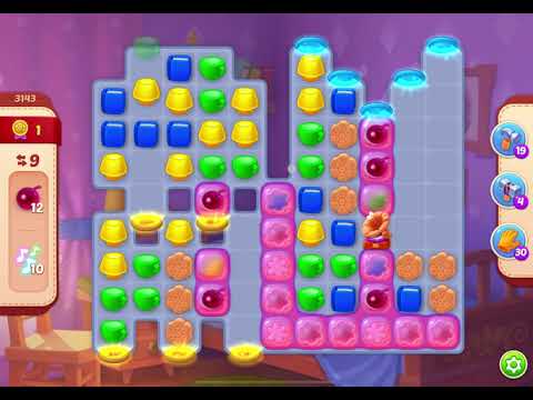 HomeScapes Level 3143 no boosters (14 moves)