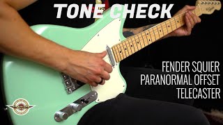 Video thumbnail for TONE CHECK: Squier Paranormal Offset Telecaster Demo | No Talking by Cream City Music