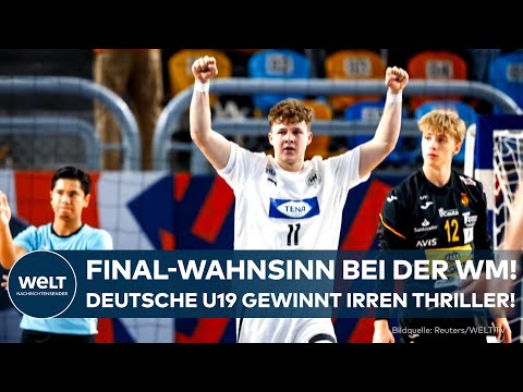 DEUTSCHLAND IST HANDBALL-WELTMEISTER: Irres Finale! U19 setzt sich gegen Spanien die Krone auf