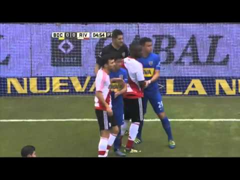 Alario tuvo la primera del partido - Boca 0 - 0 River - Transición 2016