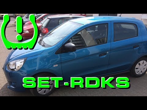 Rückstellung der Reifendruckkontrolle beim Mitsubishi Space Star(SET RDKS)