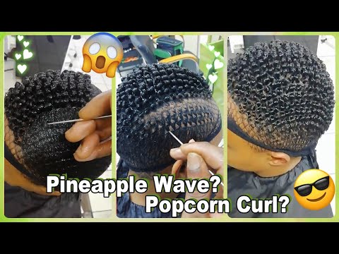 Who's Next? 🍍Pineapple Wave For Short Natural Hair? Hairstyle Tutorial #Elfinhair