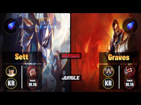 Clid SETT (Jungle) [Phase Rush] VS GRAVES - Challenger KR Patch 10.16