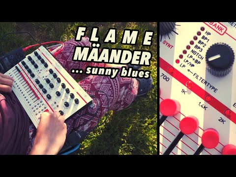 Flame Mäander - Sunny Electro Blues // Outdoor Synth Jam #TTNM