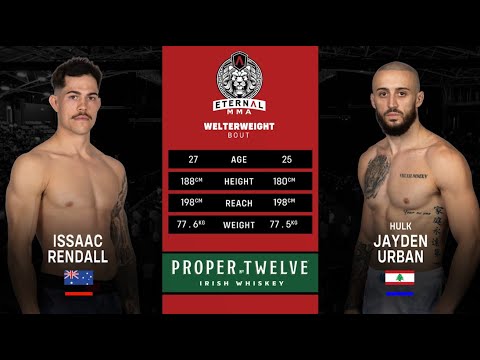 Eternal MMA 100: Issaac Rendall VS Jayden Urban | FULL FIGHT