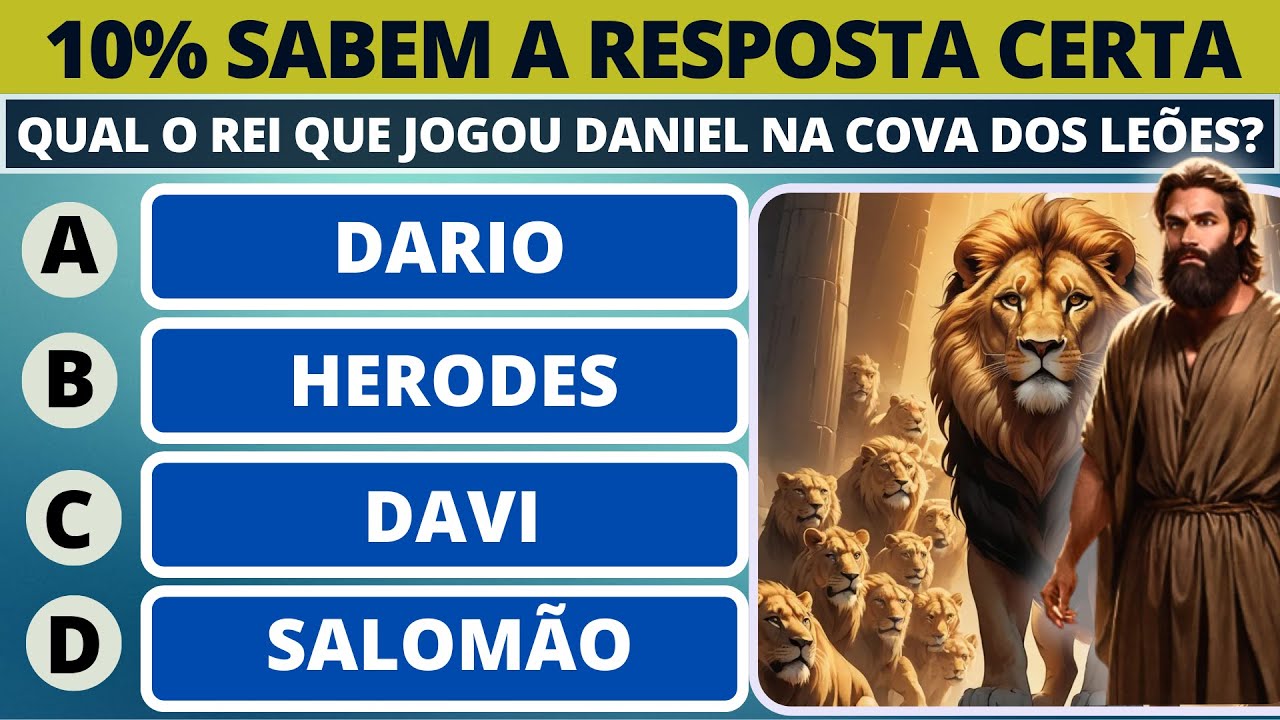 25 PERGUNTAS BÍBLICAS DIFÍCEIS SOBRE OS REIS DA BÍBLIA + PERGUNTA BÔNUS - QUIZ BÍBLICO