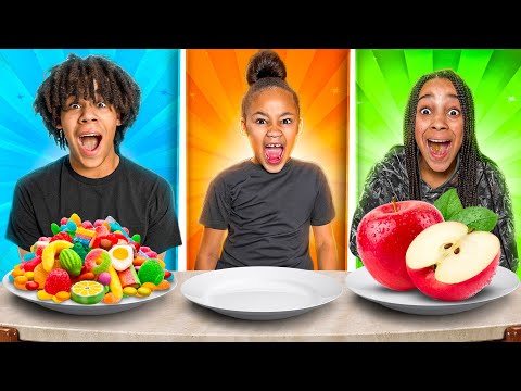 REAL FRUIT vs CANDY FRUIT Challenge!