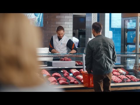 PROPRIETARI DELLA MIGROS: bancone della carne con Dry Aged