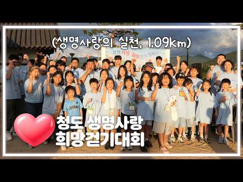 함께 걸으며 생명을 지켜요